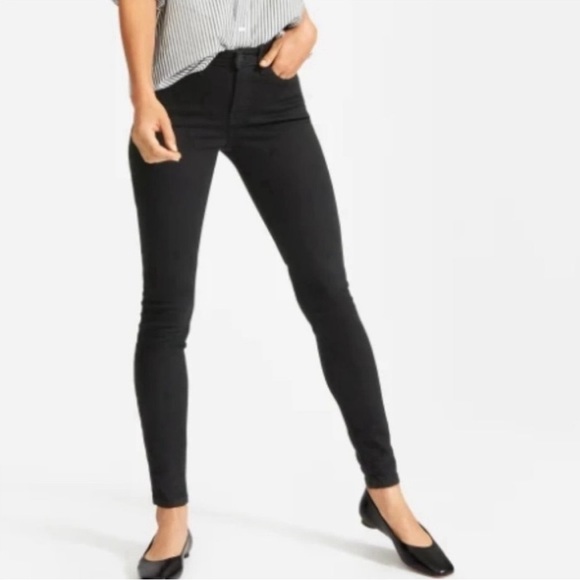 Everlane Black Mid-Rise Skinny Jean - Picture 2 of 15